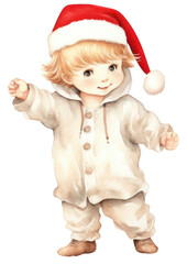 Sticker - PNG Cute doll toy white background.