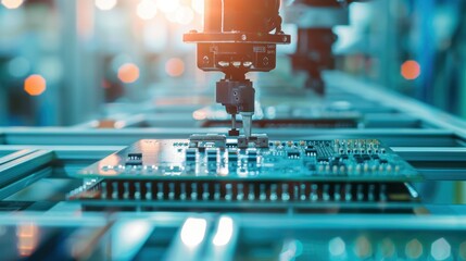 Poster - Automated Circuit Board Assembly Line