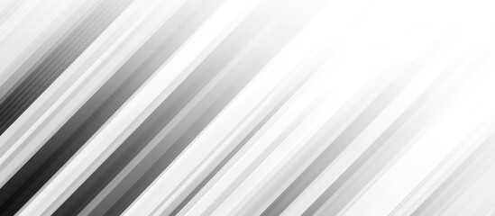 Poster - Minimalist geometric pattern featuring thin diagonal stripes in gradient shades of white and gray on a transparent background