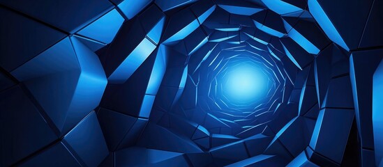 Dynamic abstract background featuring a vibrant blue octagon pattern designed for cutting edge technology layouts with smooth modern aesthetics and energetic geometric shapes creating a captivatin