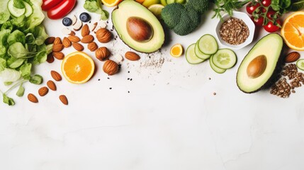 Wall Mural - Healthy Food Composition