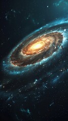 Wall Mural - A beautiful giant galaxy