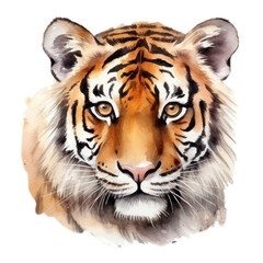 Canvas Print - PNG Wildlife animal mammal tiger.