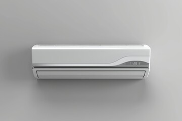Poster - Modern air conditioner is cooling a room with the temperature set to 28 degrees