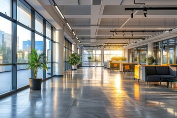 Wall Mural - Interior of a empty modern business office