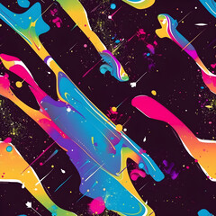 Fototapete - Abstract colorful pattern background featuring vibrant colors and fluid shapes