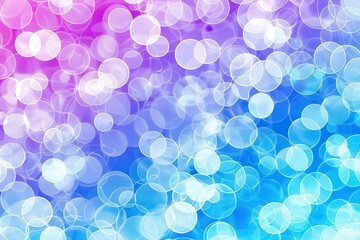 Sticker - Soft Pastel Bokeh Background with Light Colors in Pink, Purple, and Blue Tones