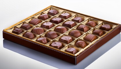 Canvas Print - PNG of a gourmet chocolate box.