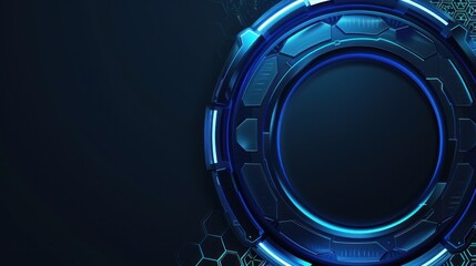 Poster - Futuristic Technology Abstract Background