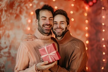 Poster - two lovely men gay couple