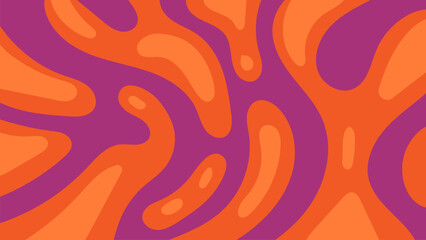 Poster - Orange Purple abstract background. Modern design template for web cover
