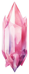 Wall Mural - PNG Crystal mineral quartz pink.