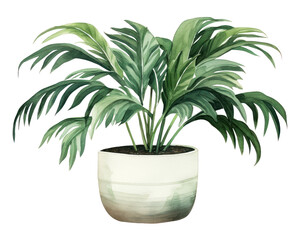 Wall Mural - PNG Plant houseplant leaf vase.