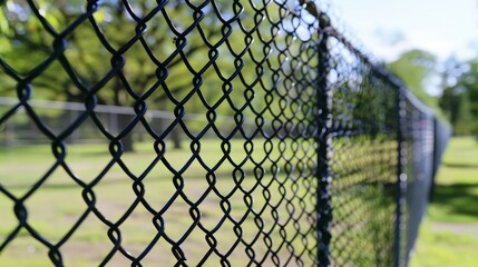 Poster - The durability and affordability of chain link fences make them ideal solutions for property owners seeking reliable security