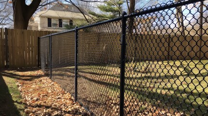 Poster - The durability and affordability of chain link fences make them ideal solutions for property owners seeking reliable security