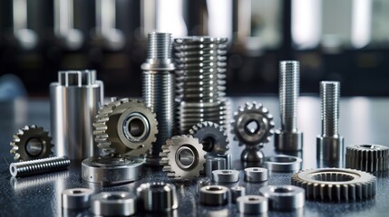 Poster - The evolution of gears and bolts includes innovations in surface coatings and treatments. From corrosion-resistant coatings