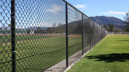 Poster - The functionality of chain link fences extends to various applications, including perimeter security for residential yards