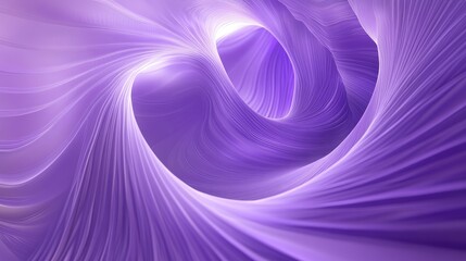 Poster - Abstract 3D purple background with soft, swirling shapes creating a calming and elegant visual effect.