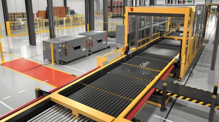 Poster - the integration of loading docks with automated conveyor systems and robotic palletizers enhances ma