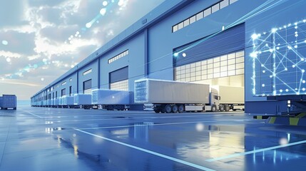 Poster - The integration of loading docks with smart grid technologies and energy storage solutions optimizes electricity consumption