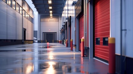 Poster - The integration of loading docks with smart grid technologies and energy storage solutions optimizes electricity consumption