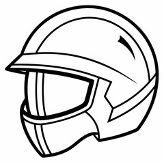 Wall Mural - Helmet art vector illustration