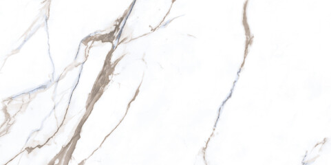 White marble texture background with grey-golden curly veins, carrara crystal marble_R8