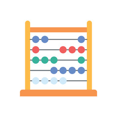 Sticker - Abacus vector icon