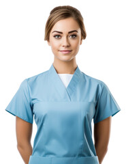 Poster - PNG Blouse adult nurse stethoscope.