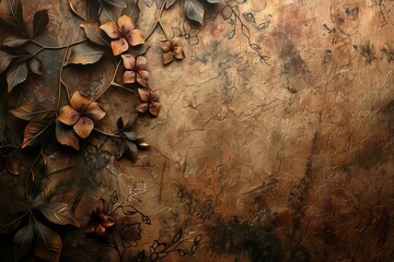 Wall Mural - Rustic and Refined Brown Background Ideas