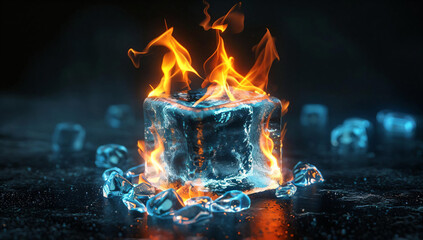 Poster - Fire and Ice.