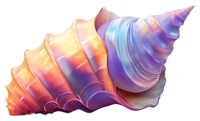 Wall Mural - PNG Conch shell invertebrate underwater transparent background