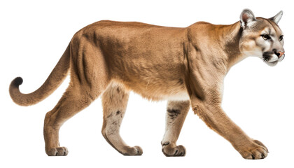 Wall Mural - png mountain lion wildlife animal mammal.