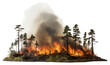 © Rawpixel.com - PNG Fire landscape burning forest transparent background