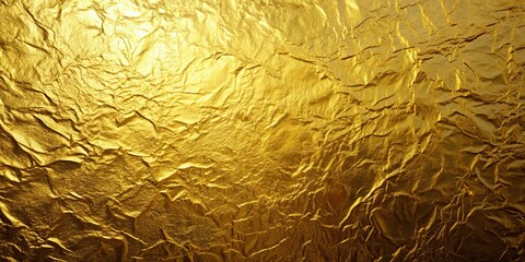 Canvas Print - Shiny gold foil paint texture on wall with light reflection , gold, wall, texture, background, shiny, foil, paint, surface