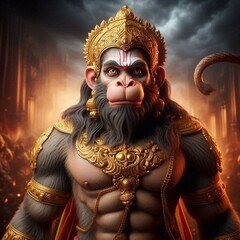 Wall Mural - Hanuman