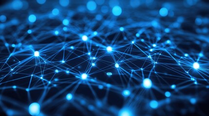 Poster - communication and network connection concept