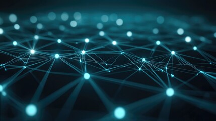 Poster - communication and network connection concept