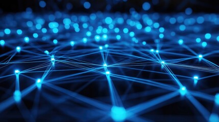 Poster - communication and network connection concept