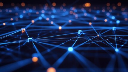 Poster - communication and network connection concept