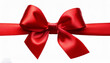 © Lilimanatasa - Cut out a red ribbon and bow.