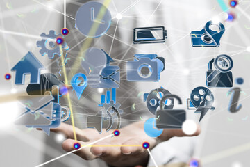Poster - people network structure HR - Human resources management and recruitment