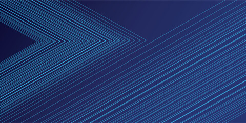 Poster - Futuristic abstract background with overlapping layers. Modern geometric shape line design elements. Glowing blue lines. vector.