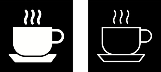 Sticker - Coffee Vector Icon