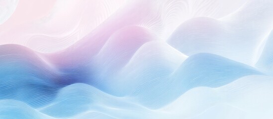 Poster - Gentle blue wave patterns in a gradient design with pastel hues available in EPS 10 format