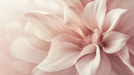 Poster - Soft Pink Flower Petals Close Up Macro Photography - Delicate pink flower petals with soft lighting, representing beauty, fragility,  natural elegance, and gentle touch.