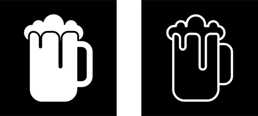 Sticker - Mug Vector Icon