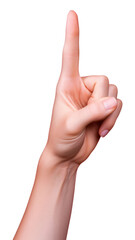 Sticker - PNG hand showing finger.