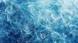 © Drew - Abstract blue icy textures with overlapping shards.