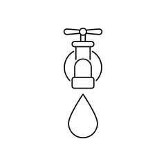 Save Water vector icon